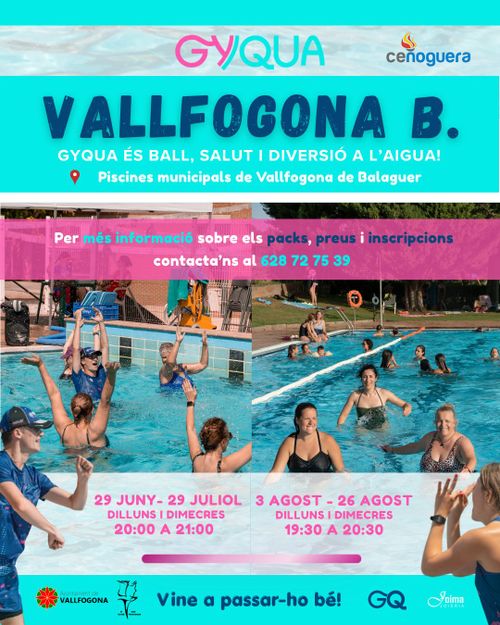 GYCUA ÉS BALL, SALUT I DIVERSIÓ A L'AIGUA